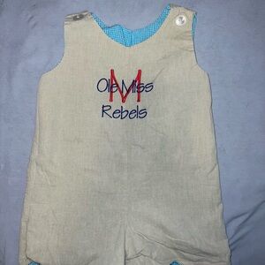 Ole Miss Rebels double sided Baby Romper